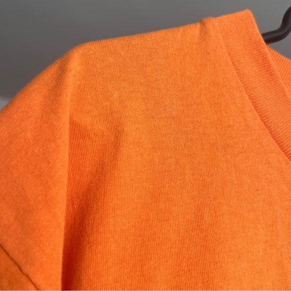 NWT Off White Virgil Abloh Graphic 3D Pencil Tee Orange SZ XL Streetwear Casual - Picture 6 of 14